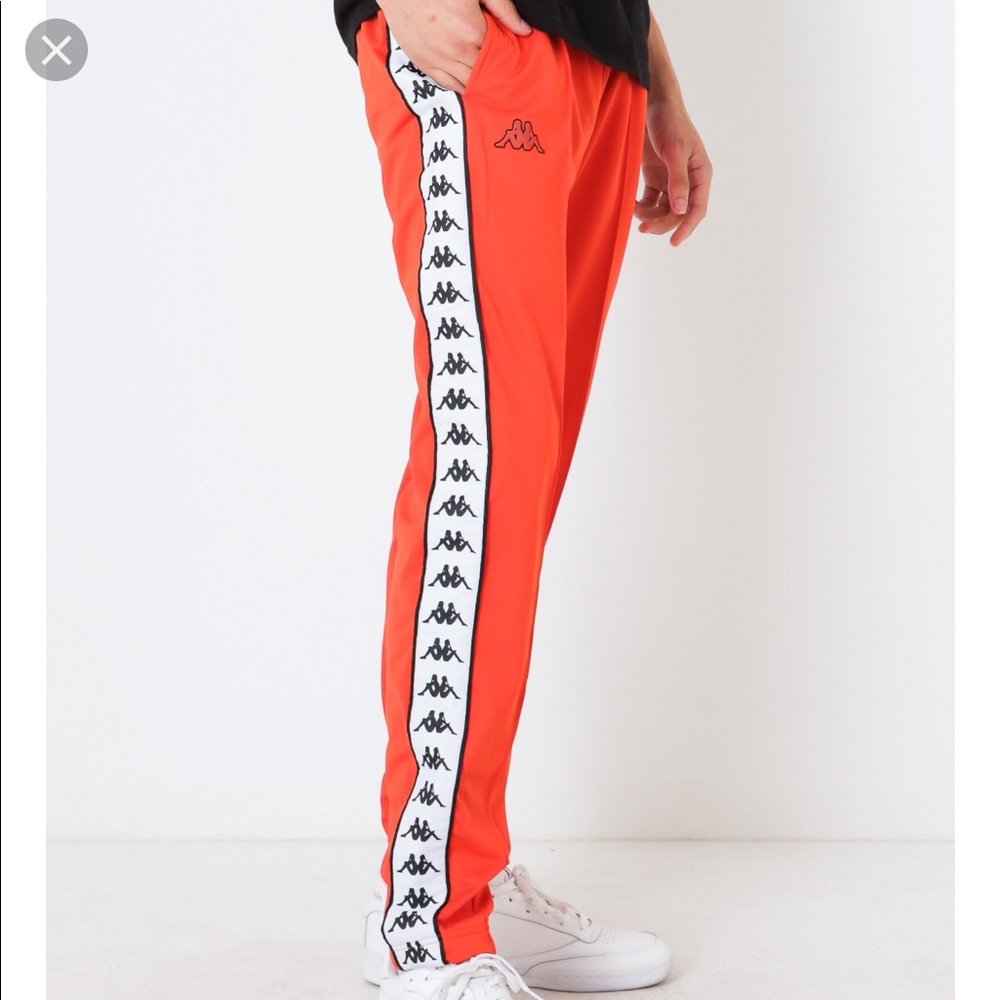 Orange kappa pants